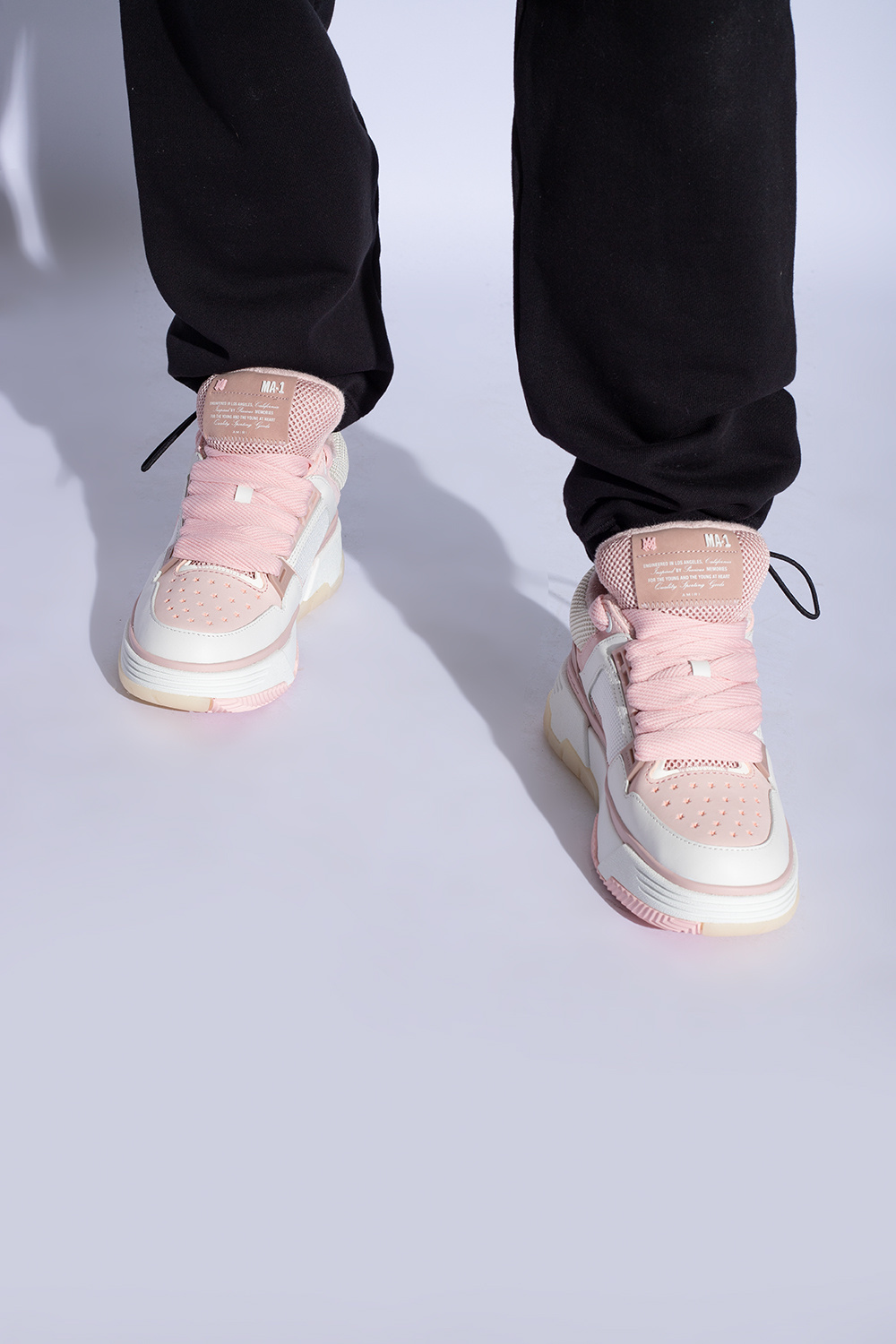 AMIRI★MA-1 スニーカー ピンク AMIRI MA-1 Sneakers | Pink | FARFETCH
